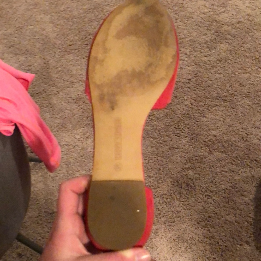 Brand new worn once crown vintage coral flats - Picture 4 of 5